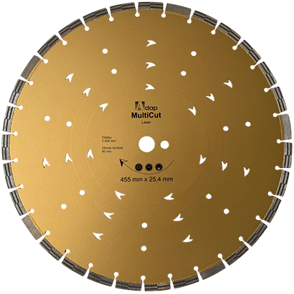 Diamantové kotúče pre rezačky špár